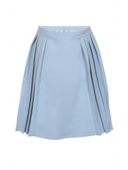 D-xel nederder i lyseblå
