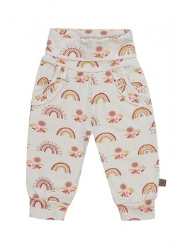 Kids Up Baby - sød øko bukser med regnbue print