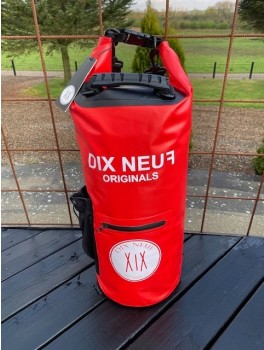 Vandtæt drybags / rygsæk i rød fra DIX NEUF