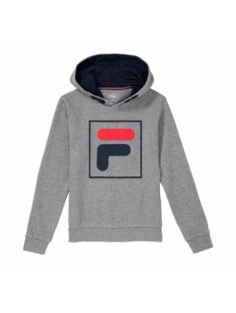 Fila hoodie til Teens i grå med logo 