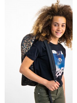 Garcia pige rygsæk i leopard print 