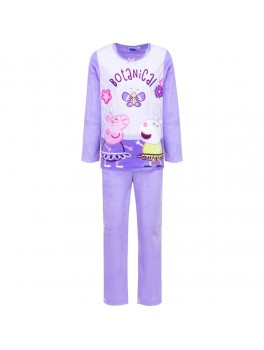 Gurli gris pyjamas / nat sæt  i lilla  i velour 