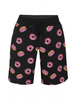 D-xel shorts i sort med donuts