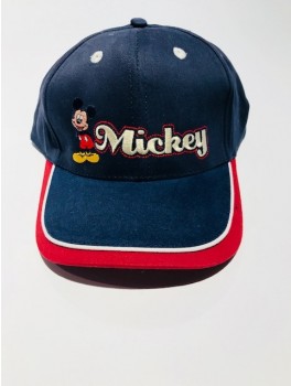 cap i blå med Mickey mouse design