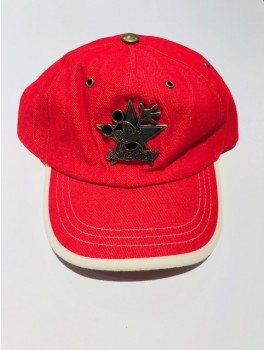 cap i rød med mickey mouse emblem