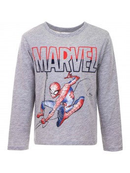Spiderman l/æ T-shirt i grå fra Marvel  