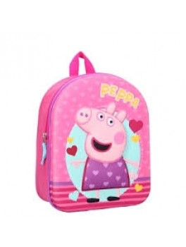Gurli gris 3D taske / rygsæk i lyserød 32 cm 
