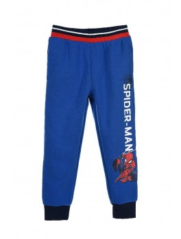 Spiderman jogging bukser i lyseblå med rød,blå og hvid kant i livet 