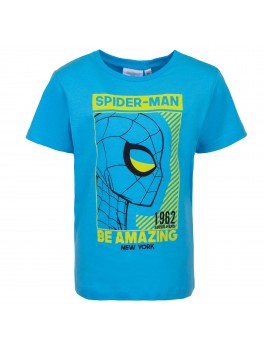 Spiderman t-shirt i lyseblå 