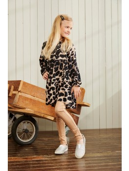 Kids up kjole i leopard design 