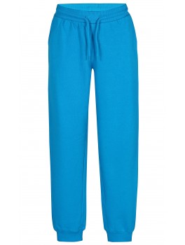 D-xel jogging bukser i blå med bindebånd i livet 